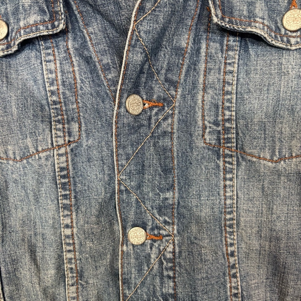 Monte Carlo Men’s Denim Jacket - size L​ - Picture 3 of 5